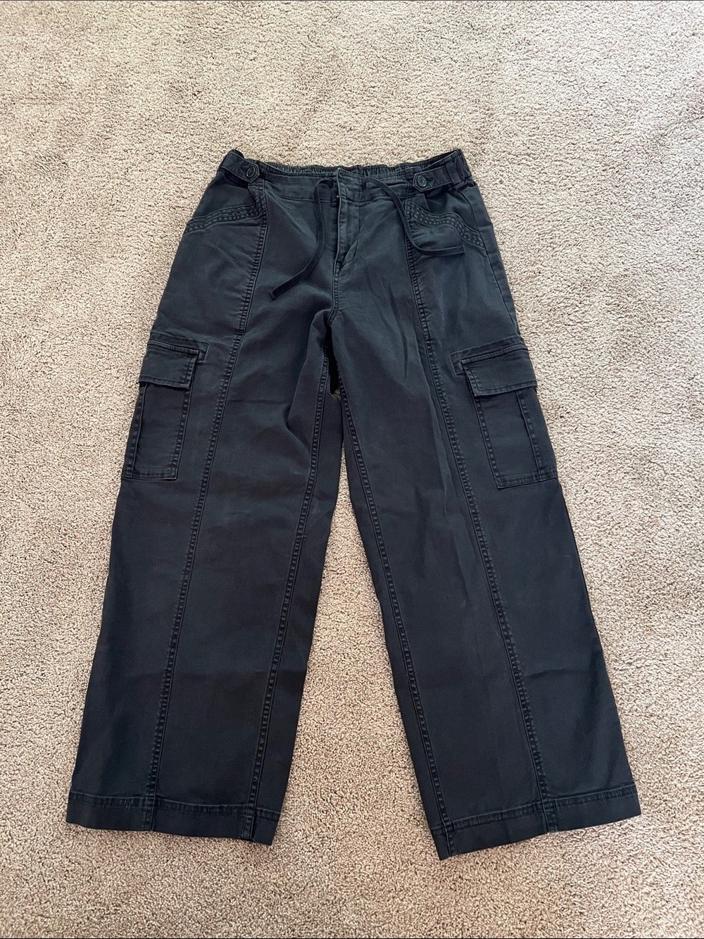 Splendid Collection Dark Gray Cargo Pant
